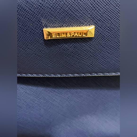 NWOT Elim & Paul Royal Blue Clutch/Wristlet - Picture 2 of 3